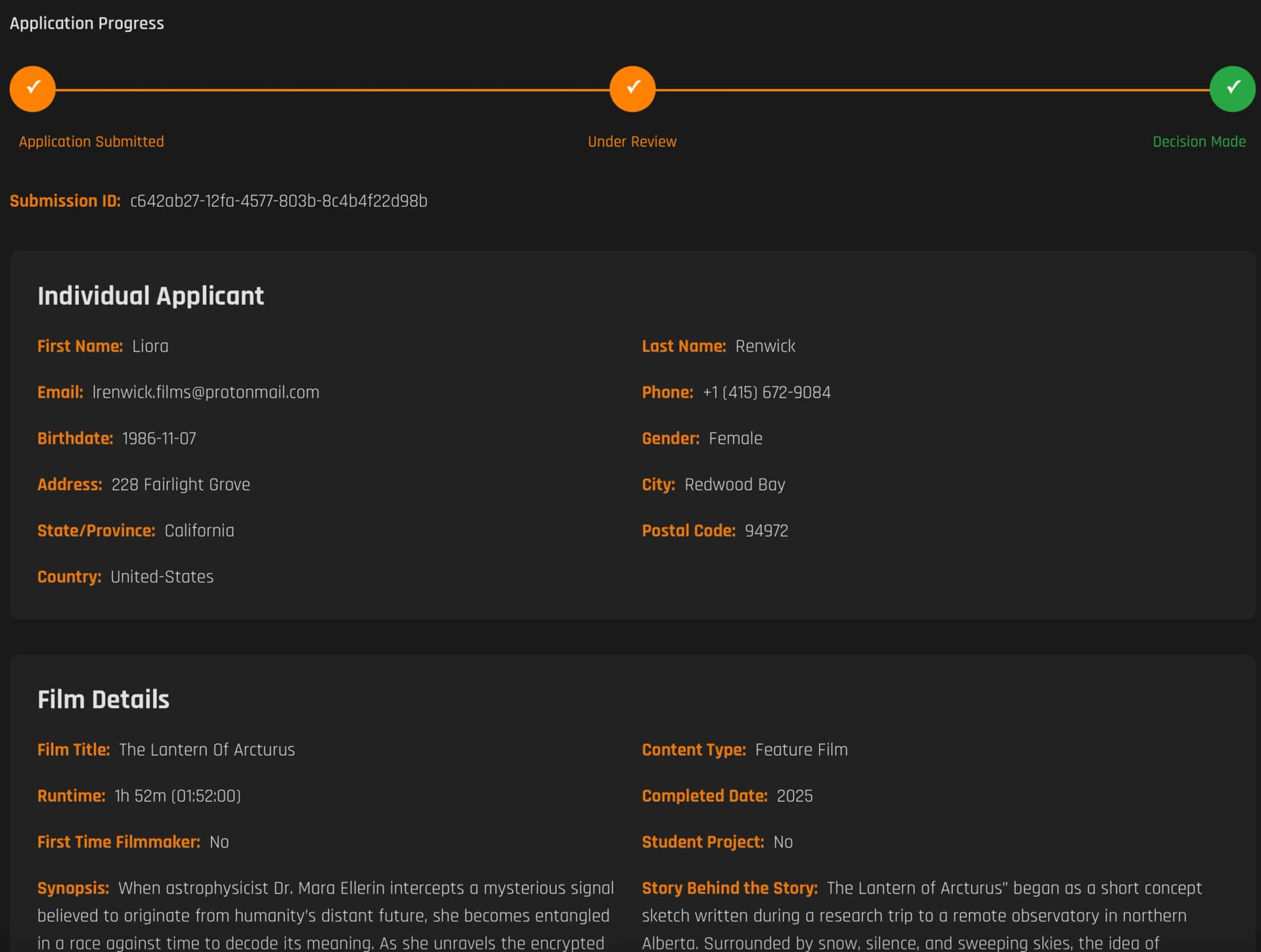 Application Overview